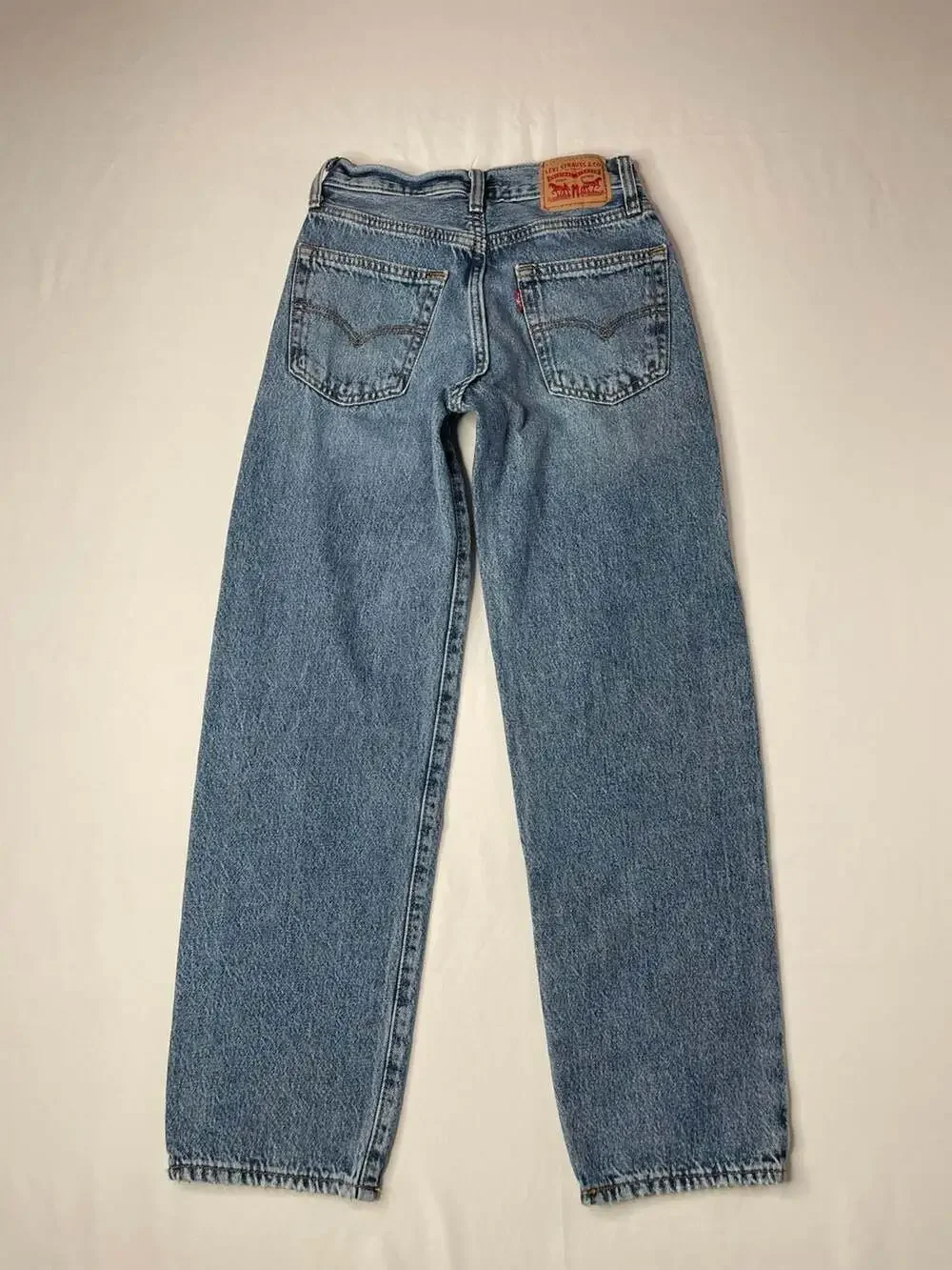 Levi's '94 Baggy Jeans Women's Size W23 L31 Light Wash Straight Leg Denim